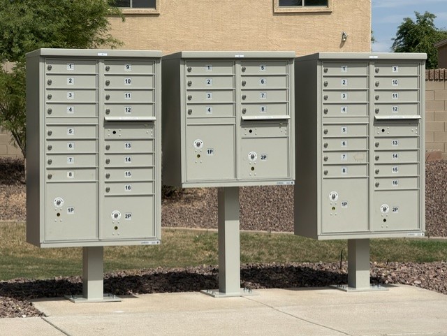 New Mailboxes Are Installed — But Not Ready for Use!